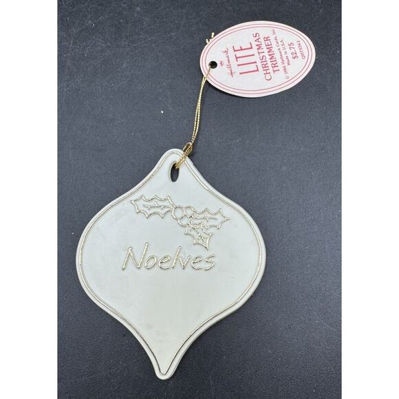 New 1982 Hallmark QHT534-1 Lite Christmas Trimmer Tree Ornament NO ELVES Rare 6D - Picture 2 of 8